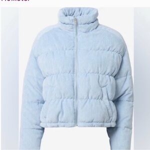 Hollister Sky Blue Women's Puffer Jacket